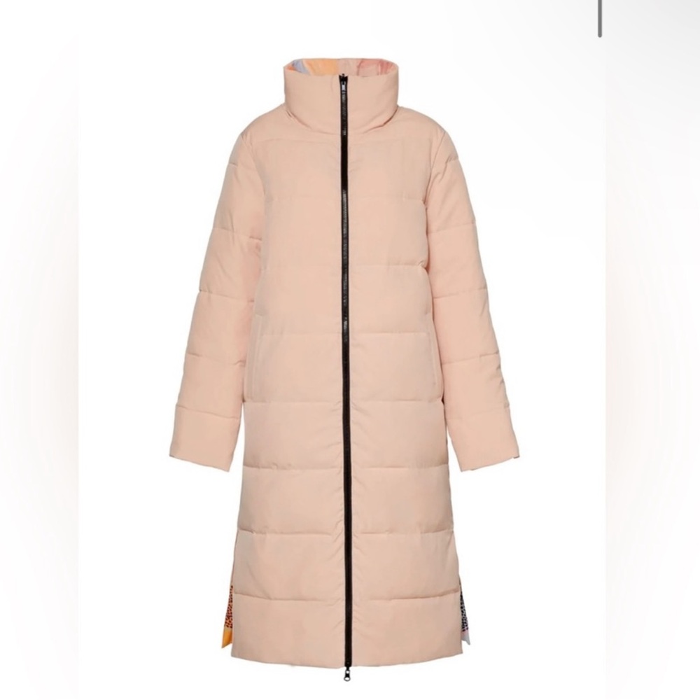 Anthropologie Unreal Fur Awari Puffer Coat Size L - Picture 10 of 11
